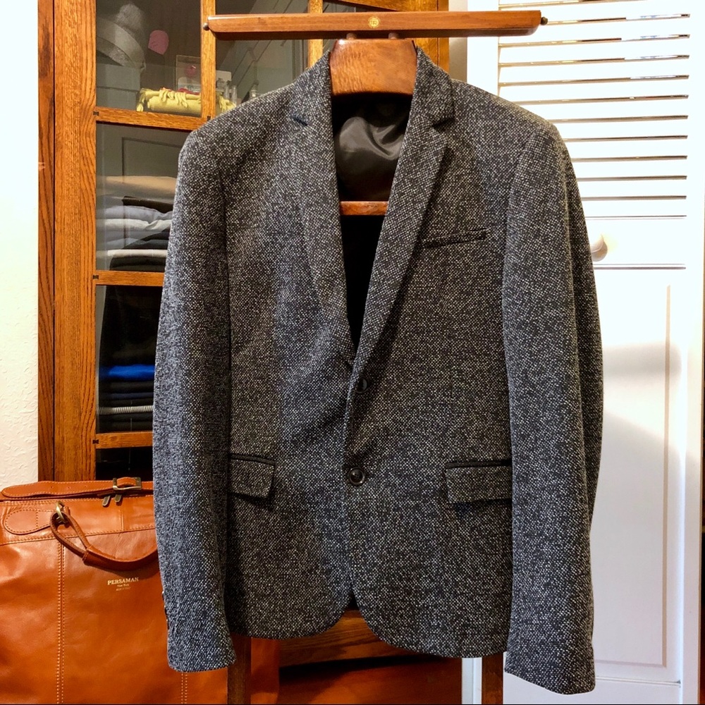 Knickerbocker Yarn Textured Blazer